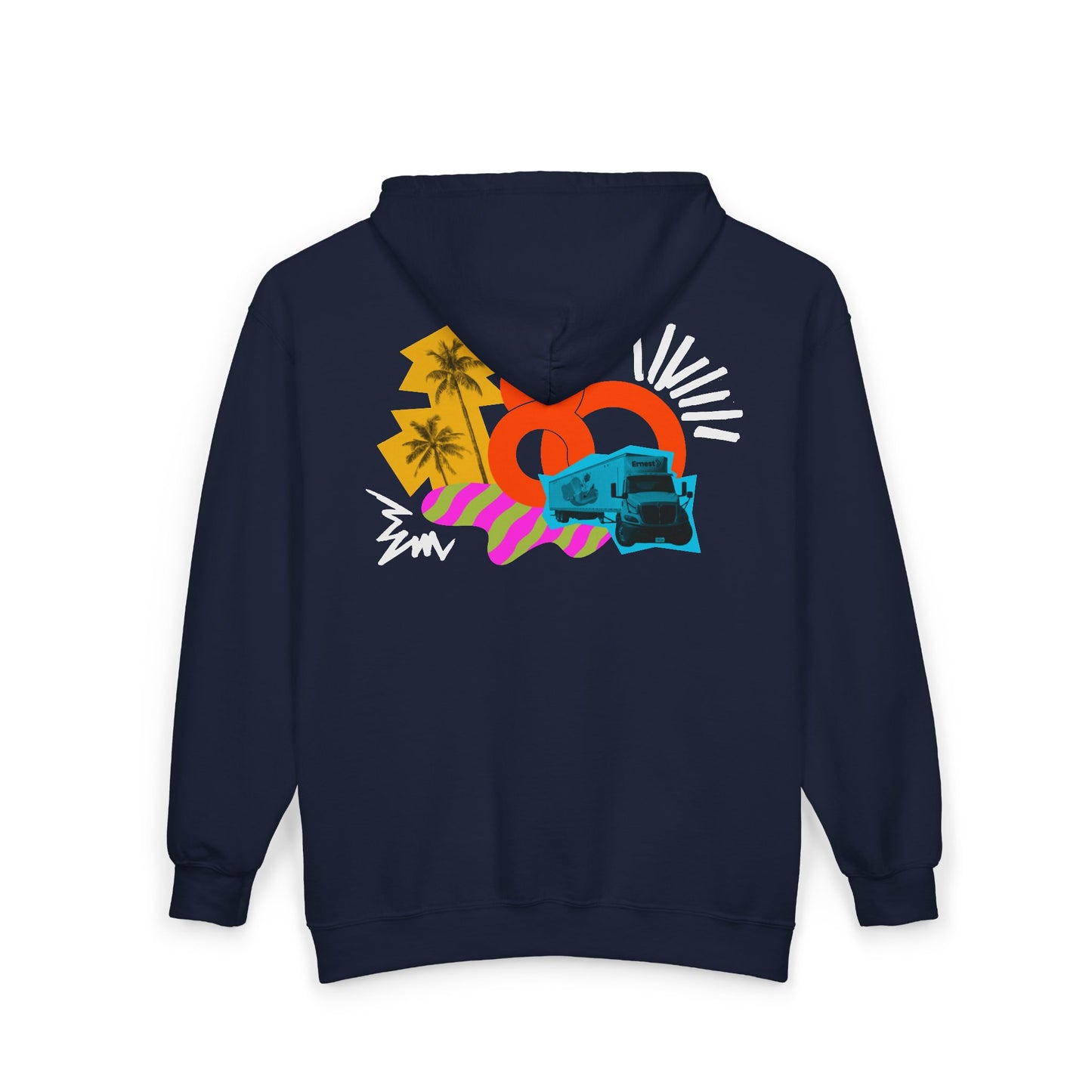 Unisex Full Zip Hooded Sweatshirt