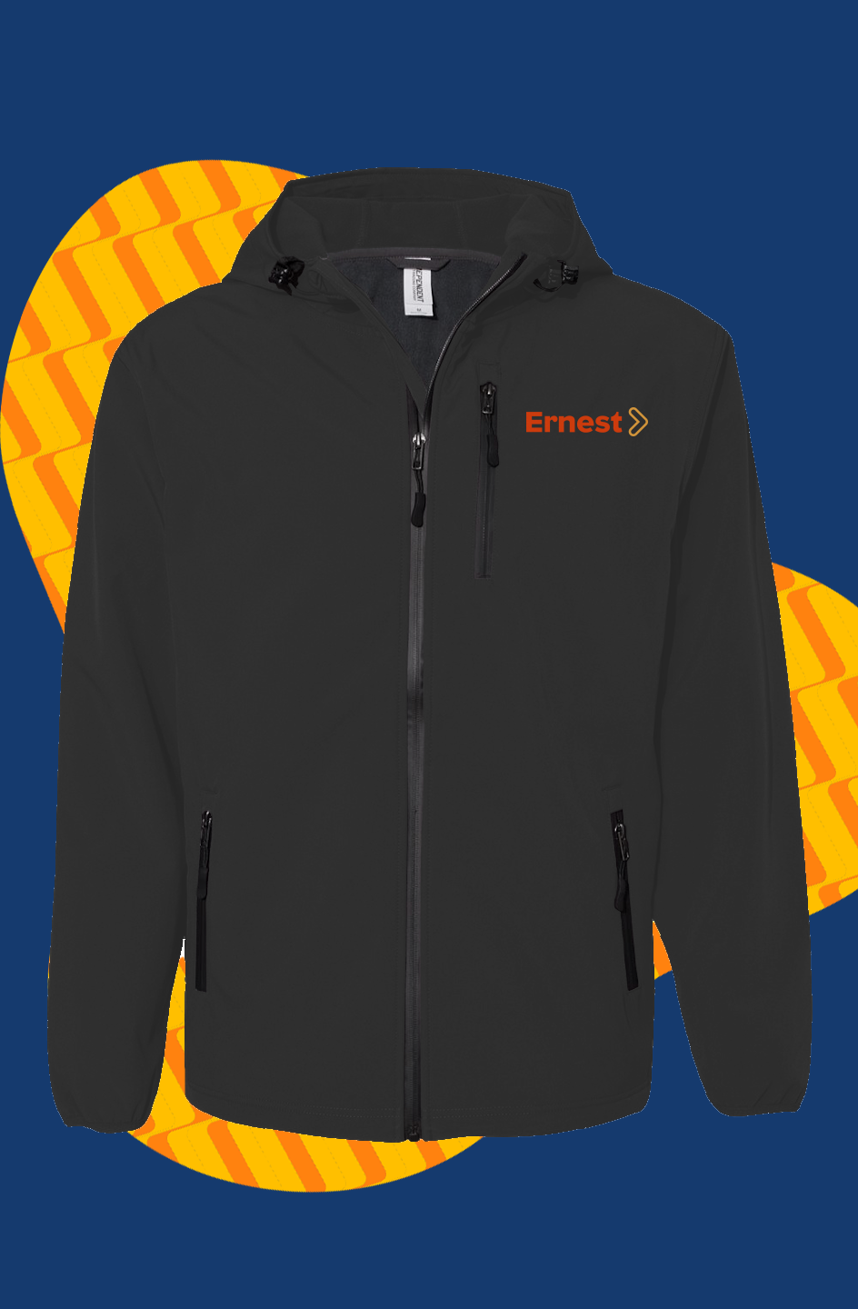 Poly-Tech Soft Hooded Shell Jacket (ORDER ONE SIZE SMALLER)