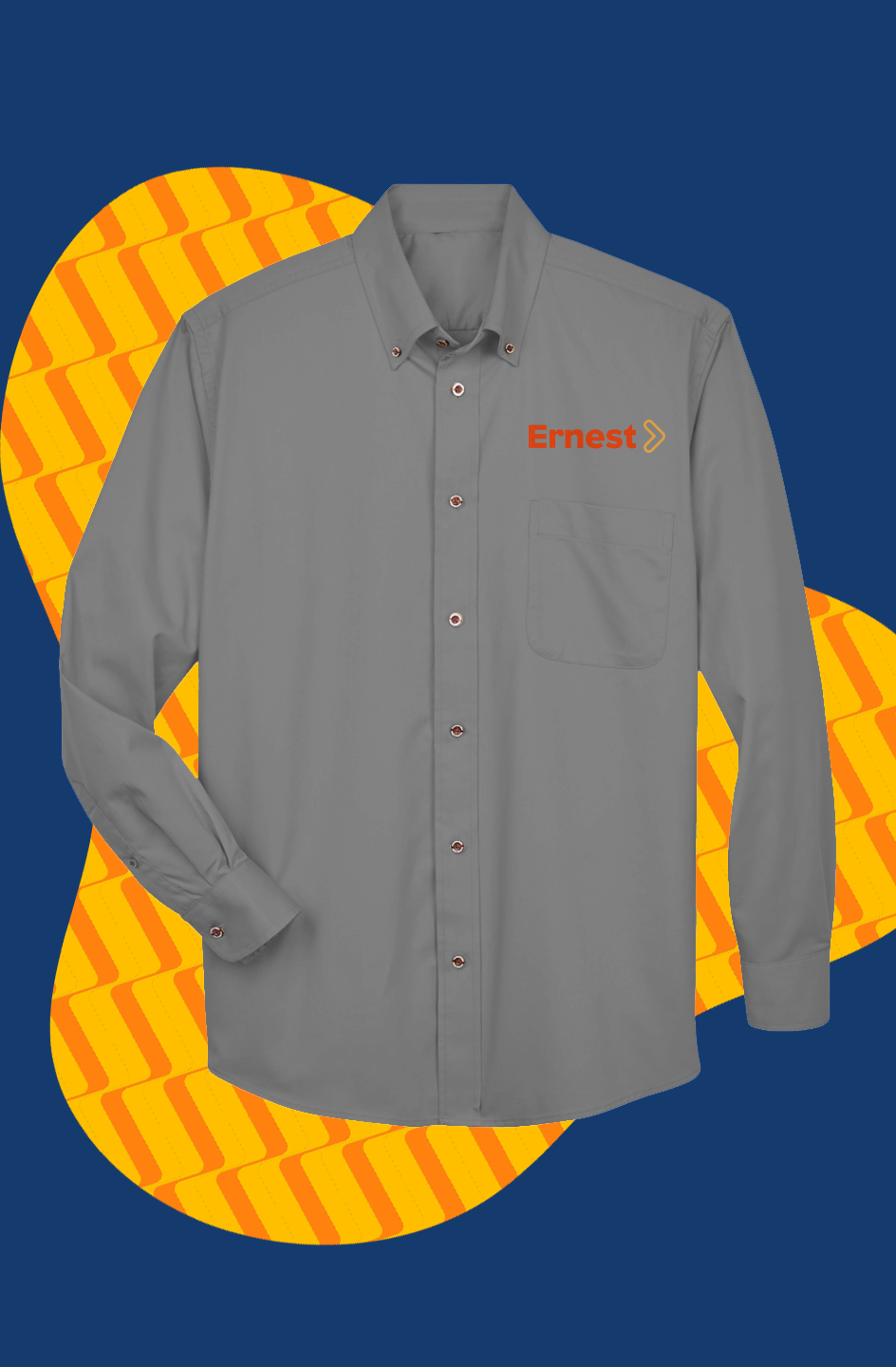 Long-Sleeve Twill Shirt - Men's