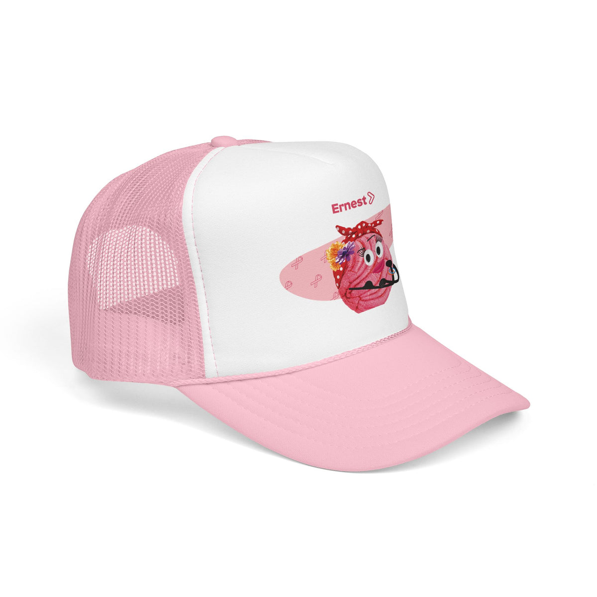 Pink Ernest Trucker Hat