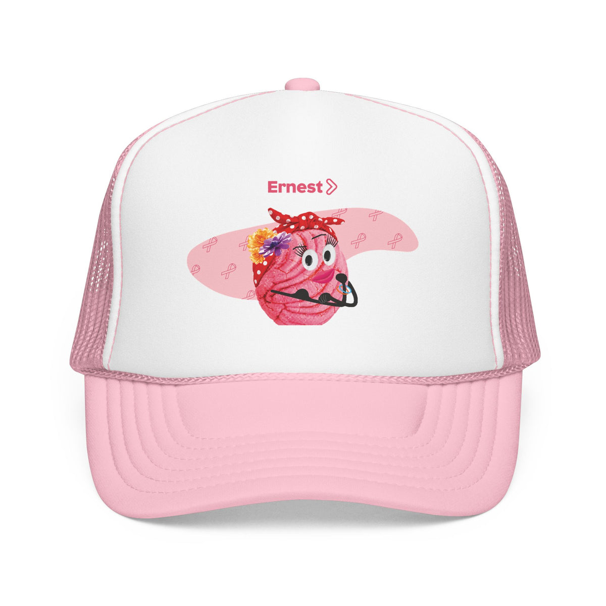 Pink Ernest Trucker Hat