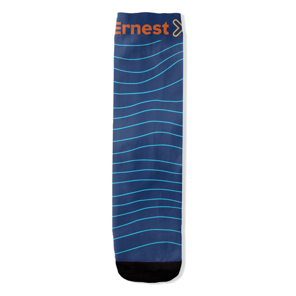 All-Over Print Socks (Navy)