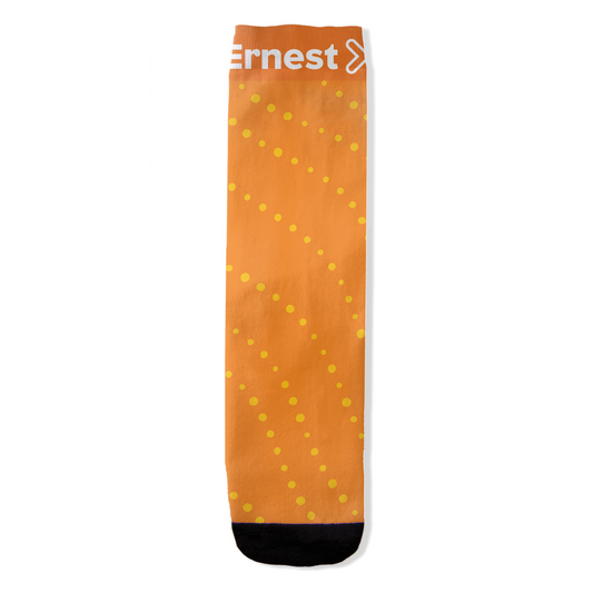 All-Over Print Socks (Orange)